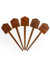 Rusted 'Mint' Cast Iron Herb Garden Planter Sign (to be bought in qtys of 5)