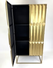 Industrial Gold "Fitzgerald" Extra Large Storage Cabinet