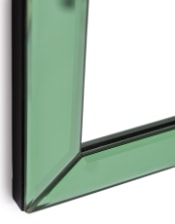 Overmantle Green "Venus" Glass-Framed Wall Mirror