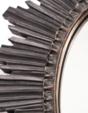 Medium Black "Sacred Heart" Mirror