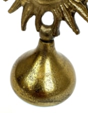 Antique Gold Celestial Candle Holder