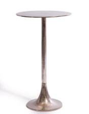 Aluminium Raw Nickel Side Table