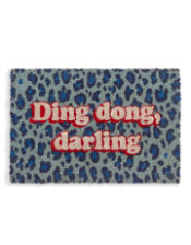 "Ding Dong, Darling" Colourful Doormat