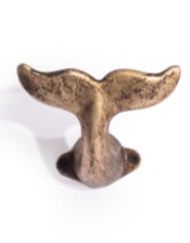 Gold Whale Tail Coat Hook (to be bought in qtys of 6)