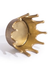 Gold Crown Candle Holder (to be bought in qtys of 6)