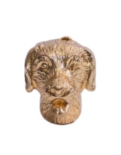 Gold Dog Head Drawer Knob (to be bought in qtys of 6)