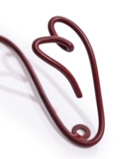 Red Multi Heart Coat Hook (to be bought in qtys of 2)