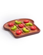 Avocado & Tomato Toast Noughts & Crosses Game