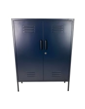 Medium Steel Metal Locker in Navy Blue
