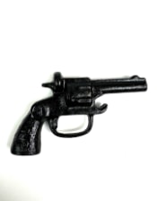 Antiqued Black Revolver Gun Bottle Opener (to be bought in qtys of 6)