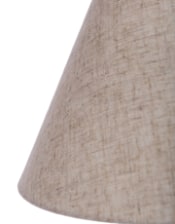 Gentry Labrador Table Lamp w/ Grey Shade