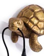 Antique Gold Turtle Wall Lamp