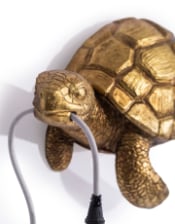 Antique Gold Turtle Wall Lamp