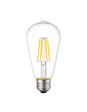 Retro Style LED ST64 6w Bulb (E27 large Edison screw)