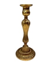 Large Antique Gold Empire Candlestick