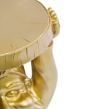 Gold Gnome "Trunk Slice" Side Table