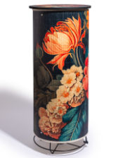 Floral Boho Bamboo Side Table 70cm (to be bought in qtys of 2)