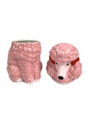 Pink Poodle Storage / Cookie Jar 