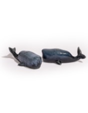 Set of Ceramic Blue Whale Salt & Pepper Shakers (to be bought in sets of 6)