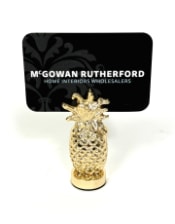Gold Pineapple Card / Photo Holder (to be bought in qtys of 10)