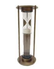 Large Antique Bronze Suspended Sand Timer