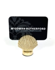 Gold Shell Card / Photo Holder (to be bought in qtys of 10)