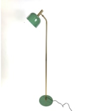 Slim Duck Egg Blue & Gold Floor Lamp