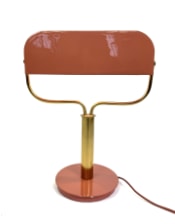 Terracotta & Gold Desk Lamp