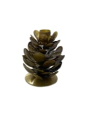 Antique Gold Pinecone Candle Holder (to be bought in qtys of 6)