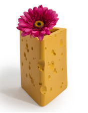 Swiss Cheese Storage Pot / Vase