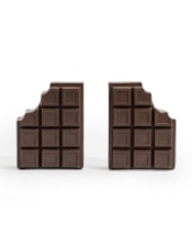 Set of Chocolate Bars Bookends