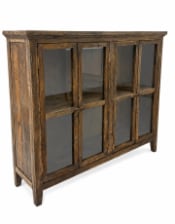 Rustic Wooden "Arundel" Sideboard Cabinet w/ Glass Doors