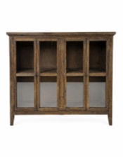 Rustic Wooden "Arundel" Sideboard Cabinet w/ Glass Doors