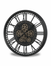 Antique Black Kensington Wall Clock