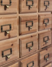 Rustic Multi Drawer 'Hideaway' Vanity Storage Unit