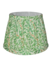 Green "Willow Boughs" Gathered / Pleated 40cm Lampshade