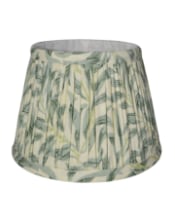 Blue "Willow Boughs" Gathered / Pleated 40cm Lampshade