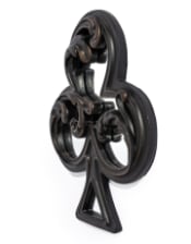 Antique Black "Club" Mirrored Wall Ornament