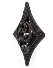 Antique Black "Diamond" Mirrored Wall Ornament
