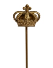 Gold "Crown" Magnetic Card / Photo Holder on Stand