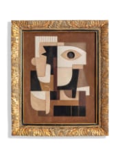 Gold Ornate Framed "Abstract Forms" Art Print
