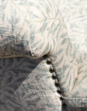 Blue "Willow Boughs" William Morris Patterned Occasional Armchair