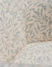 Blue "Willow Boughs" William Morris Patterned Occasional Armchair