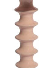 Pale Pink Large Ribbed Table Lamp