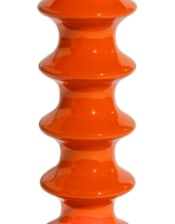 Orange Large Ribbed Table Lamp