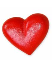 Red Heart Cast Iron Paperweight (to be bought in qtys of 12)