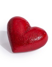 Red Heart Cast Iron Paperweight (to be bought in qtys of 12)