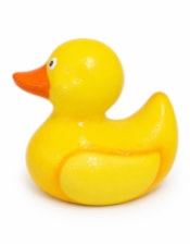 Large Cast Iron Yellow Duck Door Stop