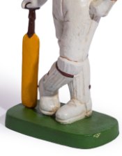 Cast Iron "Full Whites" Cricketer Door Stop