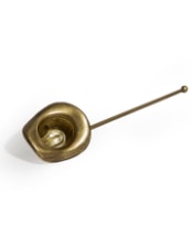 Antique Gold Cowboy Hat Candle Snuffer (to be bought in qtys of 6)